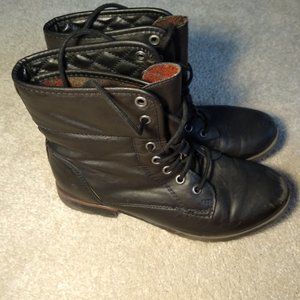 Black Womens Rock and Candy Combat boots size 7.5